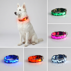 Glow-in-the-Dark Camouflage Dog Collar