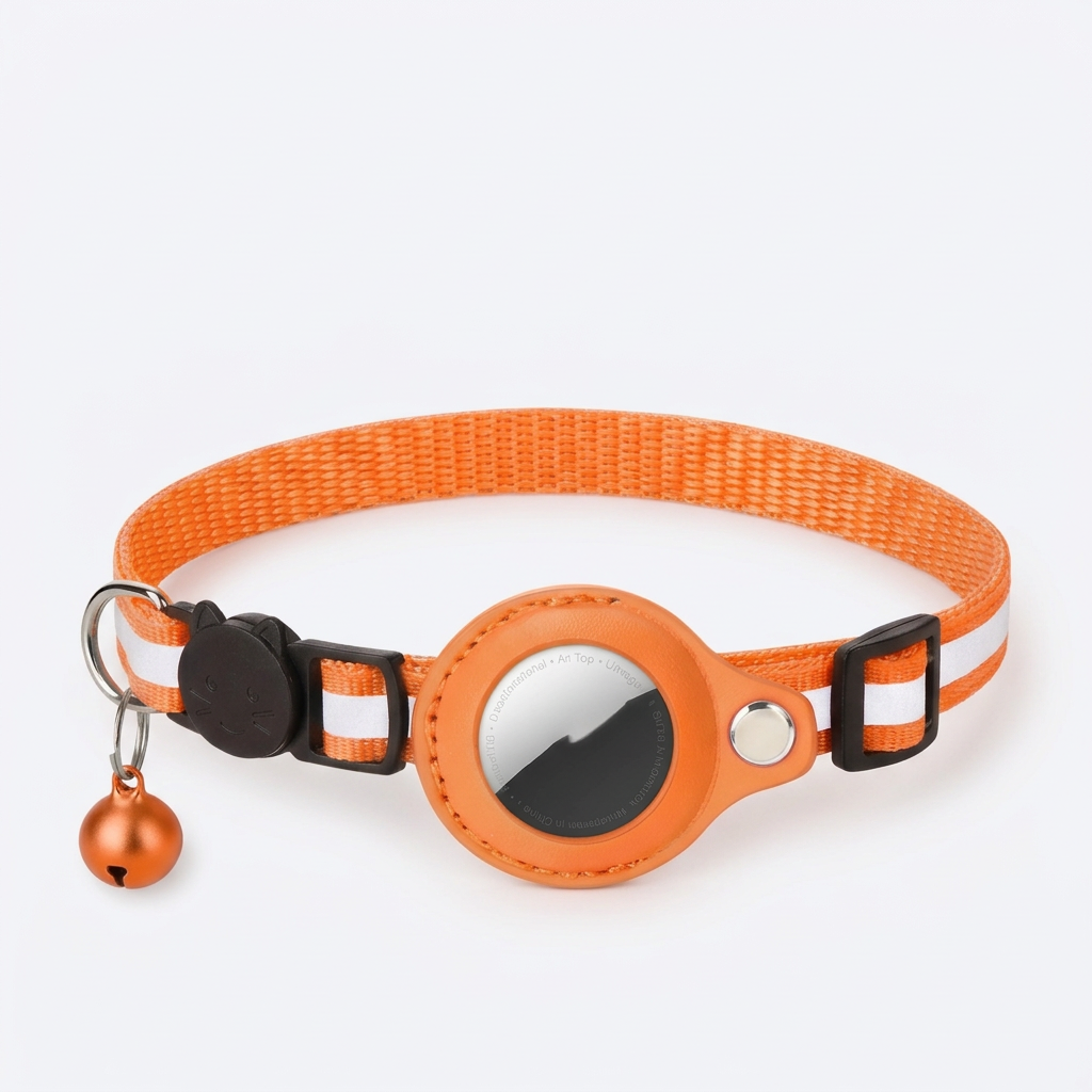 Waterproof Reflective AirTag Dog & Cat Collar