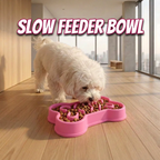 Bone Slow Feeder Bowl for Dogs