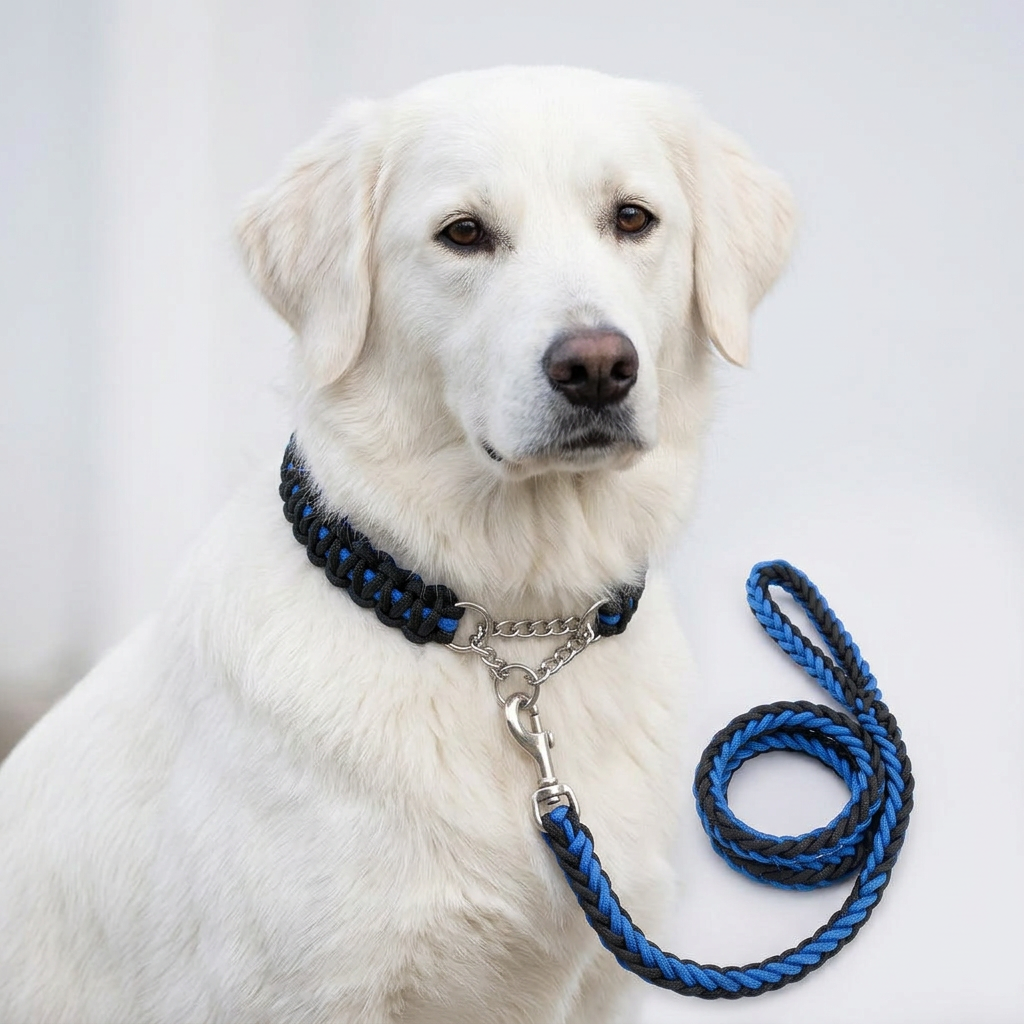 Heavy-Duty Braided Dog Walking Leash