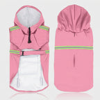 Waterproof Reflective Dog Rain Jacket with Hood
