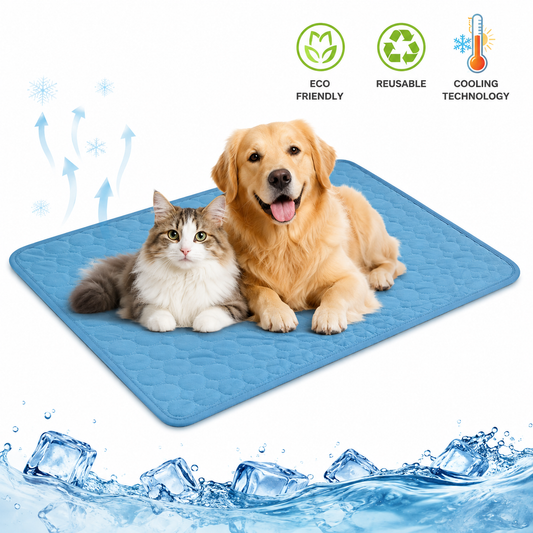 Cooling Pet Mat for Dogs & Cats – Comfortable Summer Cooling Bed