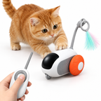 Smart Self-Moving USB Rechargeable Cat Toy Car