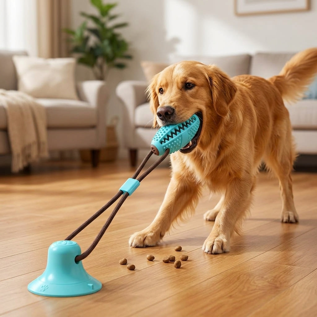 Suction Cup Dog Chew Tug Toy