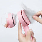 Self-Cleaning Pet Slicker Brush