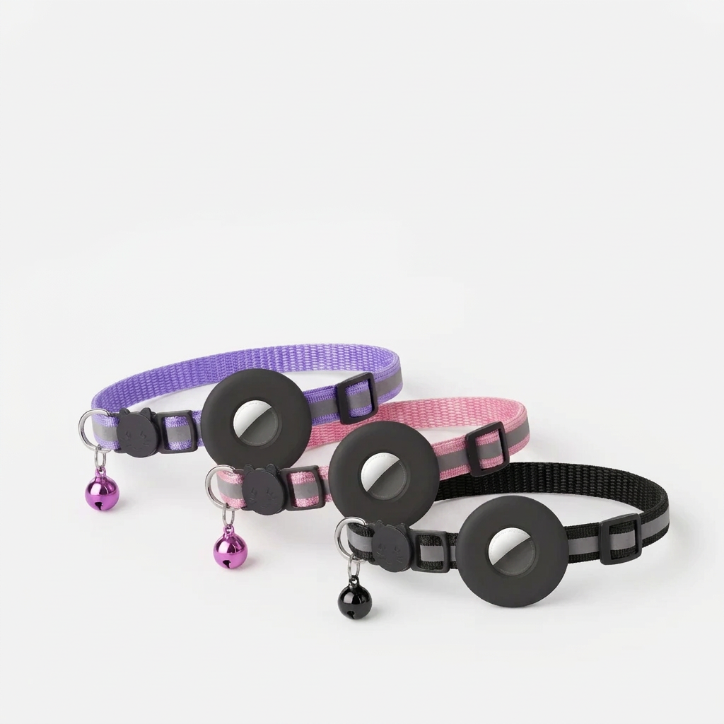 Waterproof Reflective AirTag Dog & Cat Collar