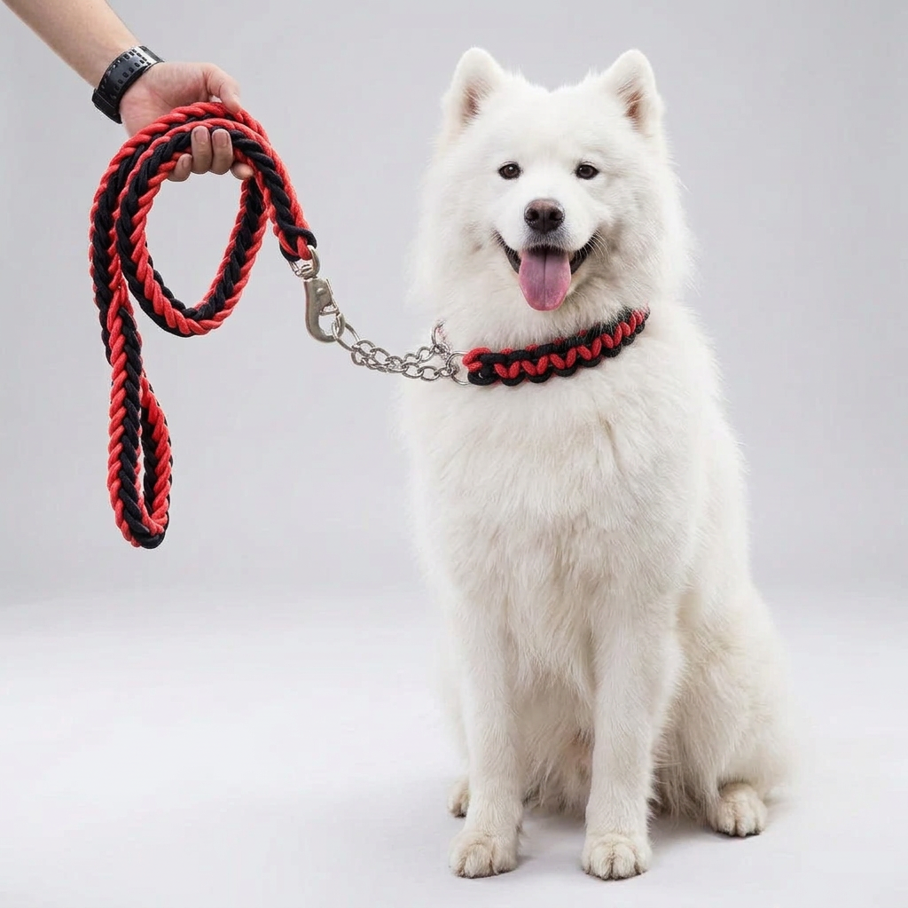 Heavy-Duty Braided Dog Walking Leash