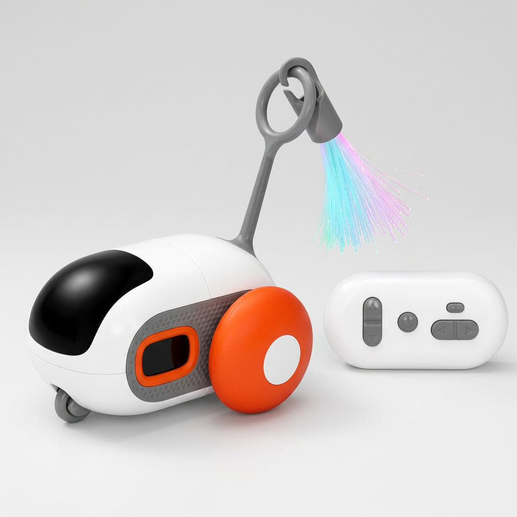 Smart Self-Moving USB Rechargeable Cat Toy Car