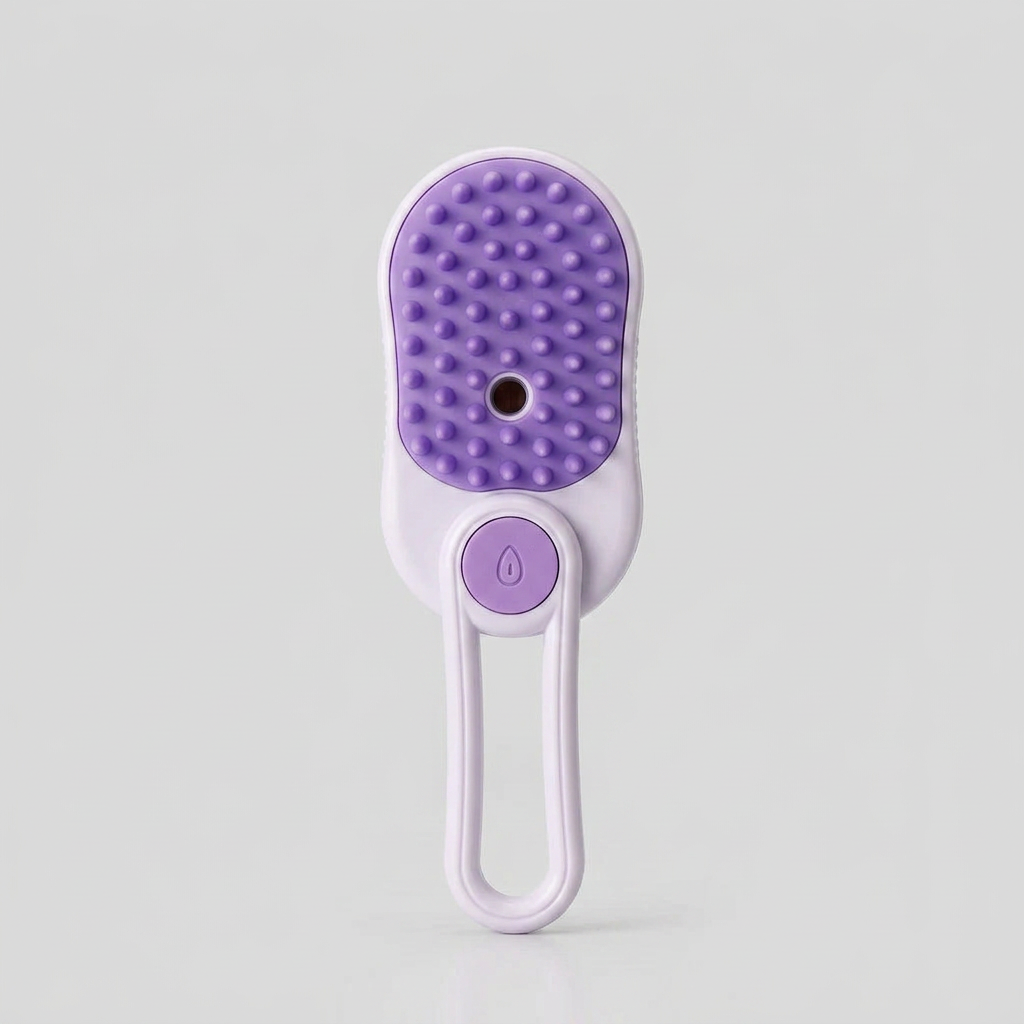Electric Cat & Dog Steam Brush for Shedding & Massage