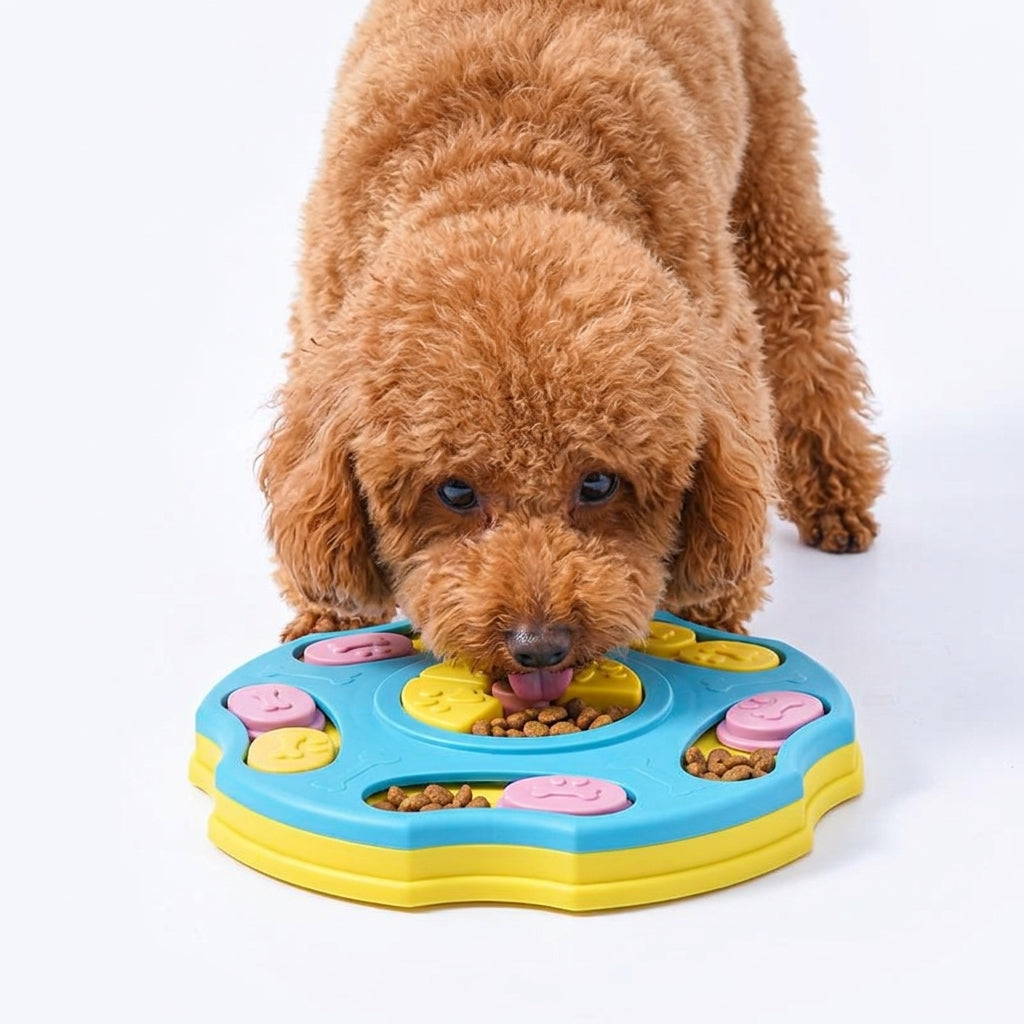 Interactive Dog Slow Feeder & Snuffle Bowl
